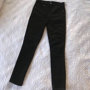 GAP true skinny black high rise jeans 27/4